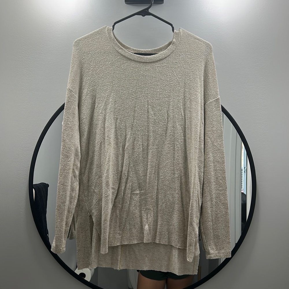 American Eagle Tan Soft & Sexy Long Sleeve